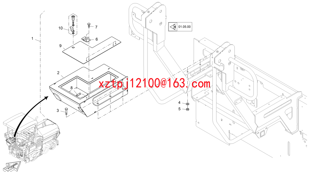 S1600-2 paver WASHER 9501057349