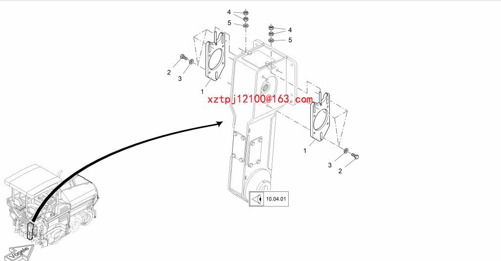 S1300-2 paver FLANGE 2030344
