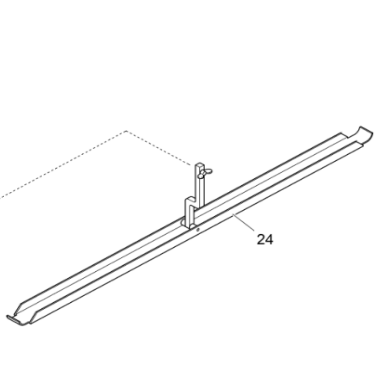 Fogler paver slide shoe 1M, 2452260015