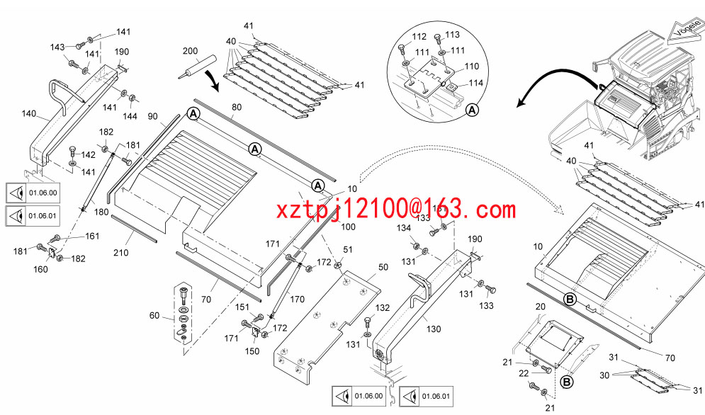 Fogler S1900-3 paver SCREW 9510250933	