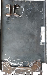 Fogler paver spiral front stop plate 2047814