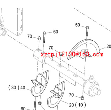 Spreader extension 4.6 meters spiral repair kit 24