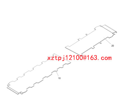 Repair kit for bottom plate of paver feeding 23773