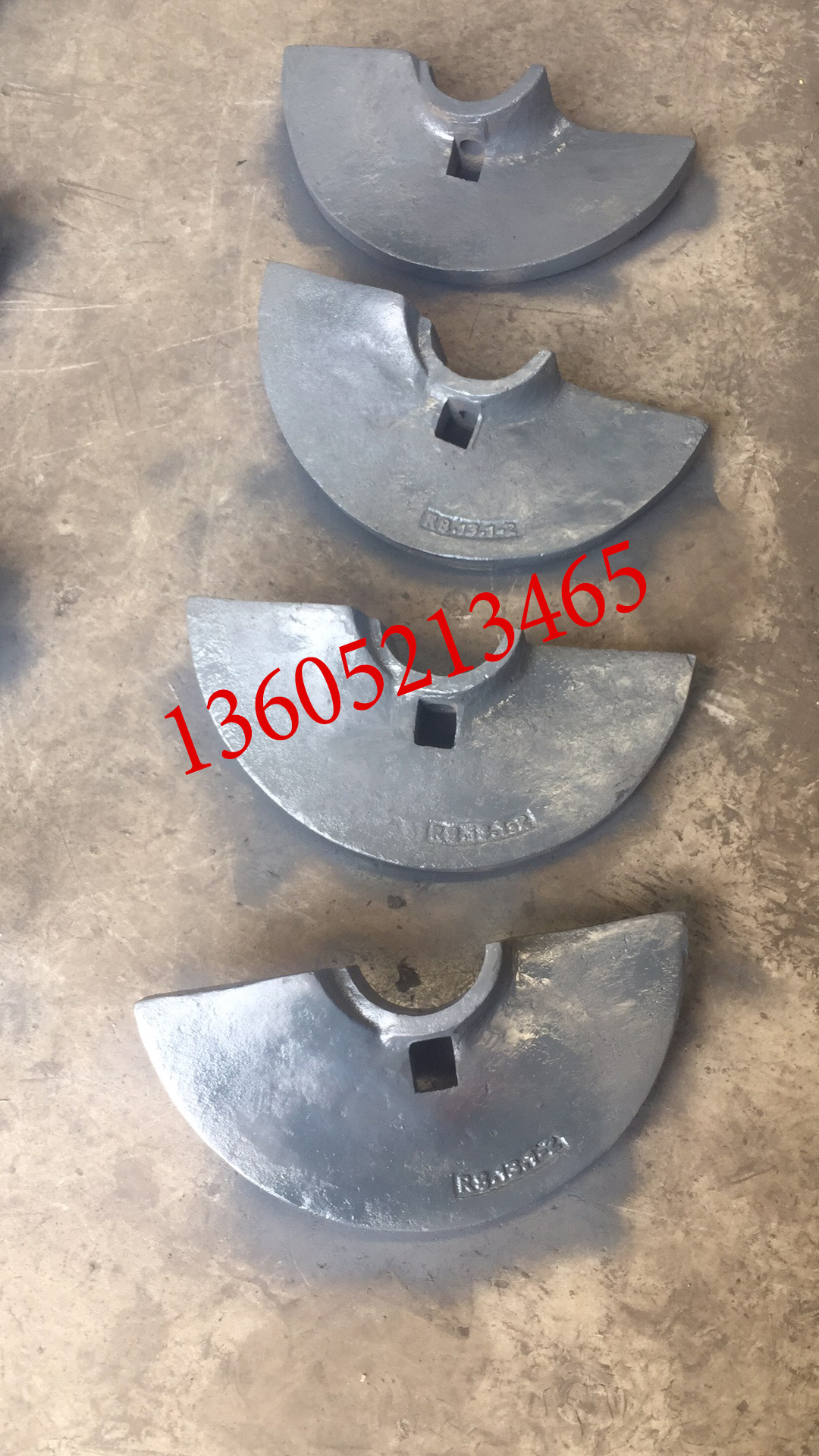 Spreader auger spiral blade 58832650