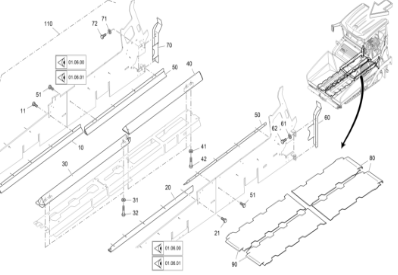 Fogler paver feeding bottom plate chain protection
