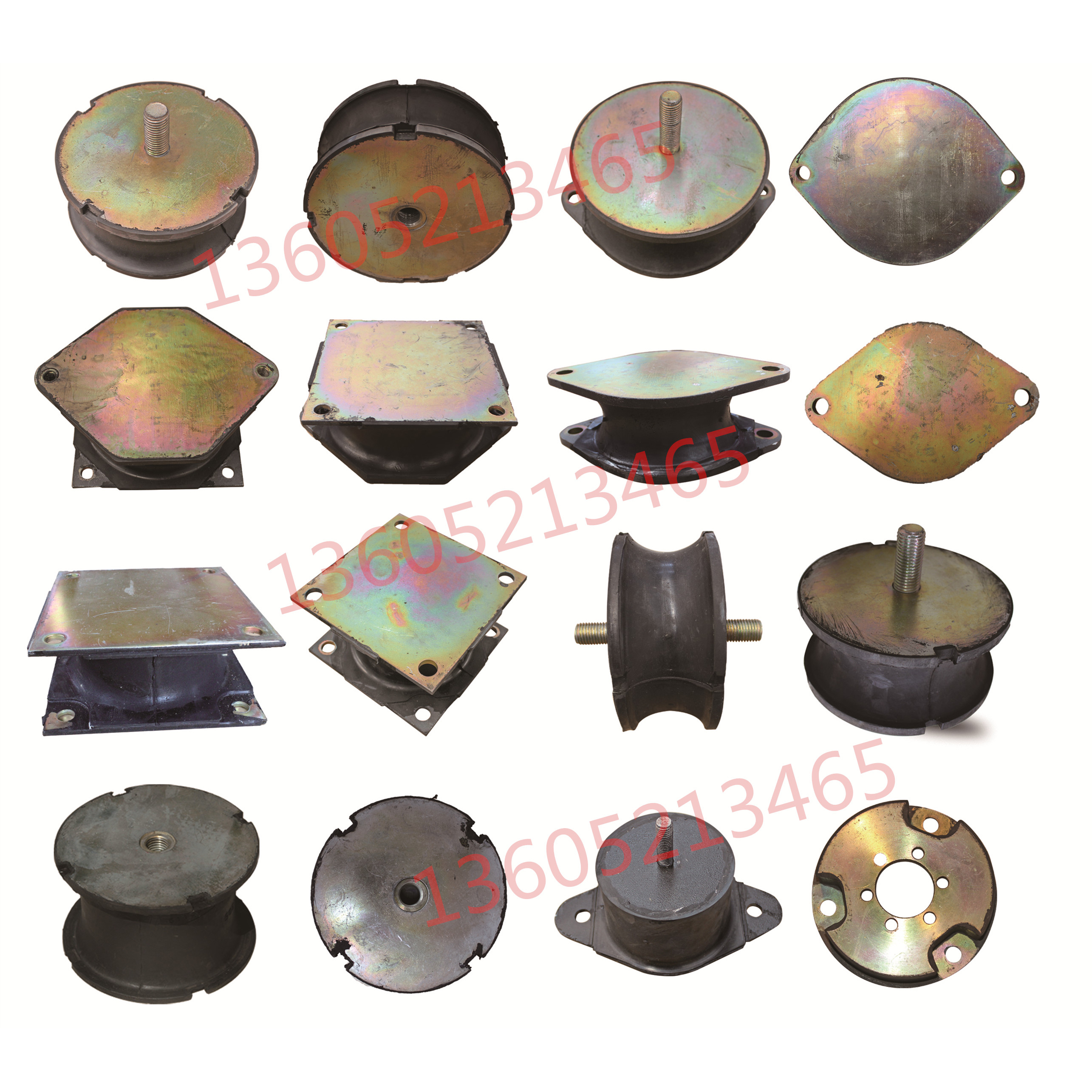 Road Roller Spare Parts Rubber Mounting Rubber Buf
