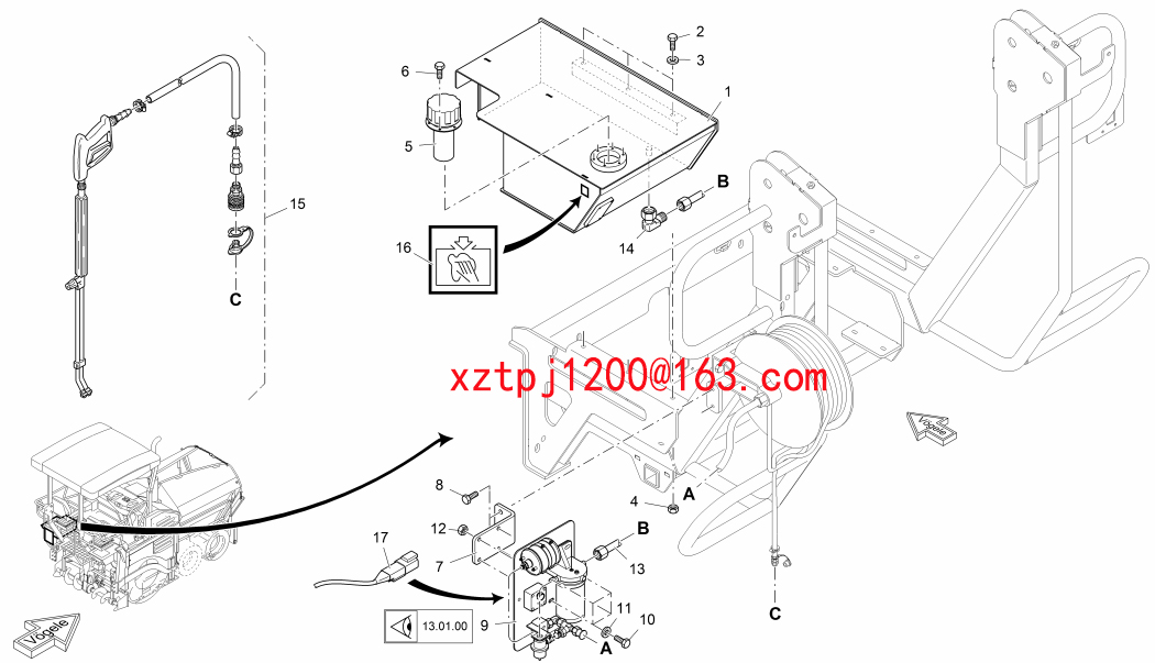 S1300-2 paver CABLE 2081612