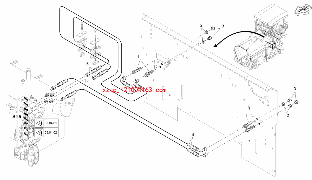 S1300-2 paver SCREWED JOINT 9521203910