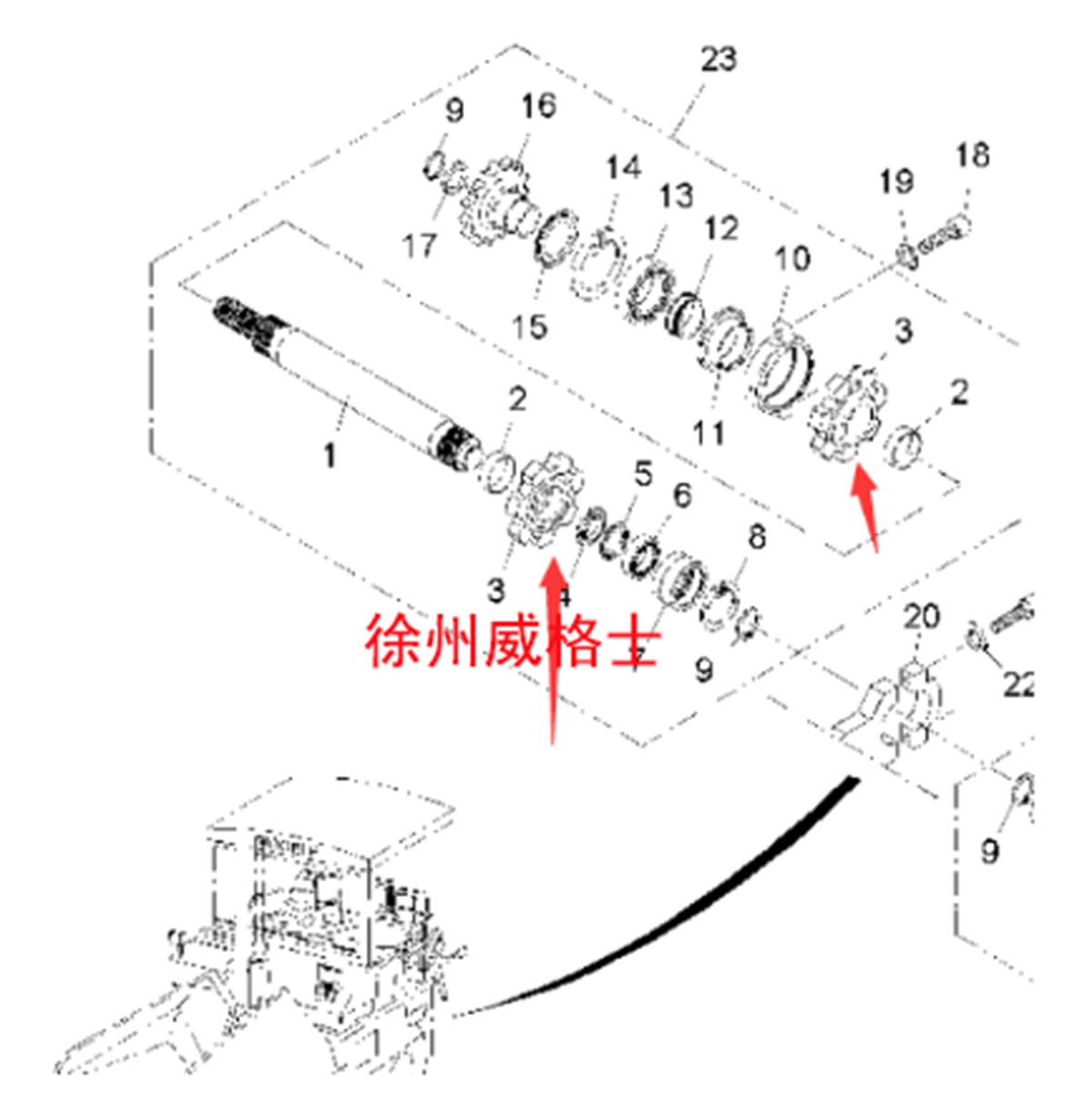 Paver scraper seven star sprocket 4610062160