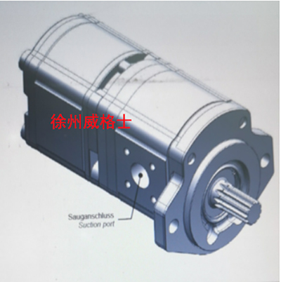 Imported double gear pump 2602491 for paver