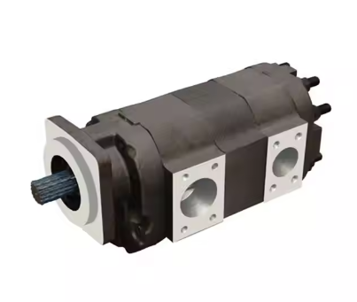 p76 single double oil pump gear komersial parker p