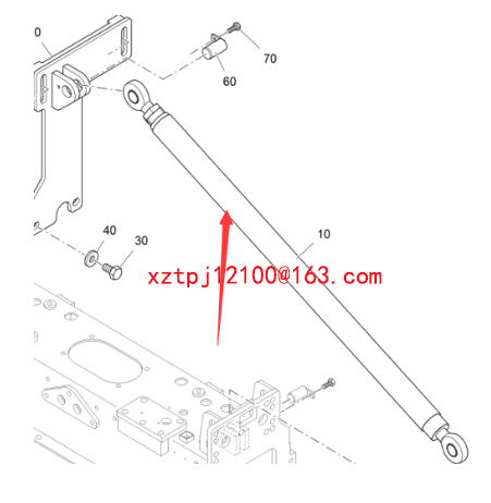 Spreader 1.25-meter ironing plate support bar 4618