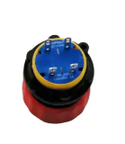 Asphalt paver machine control panel emergency stop