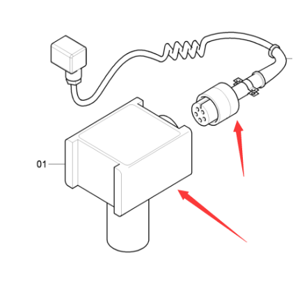 Danapak left level gauge line part number 48120332