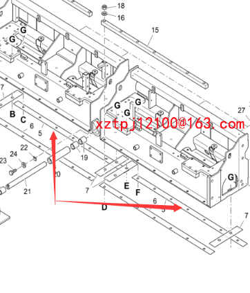 Paver Screed 1.5m Insulation Board Part Number 461