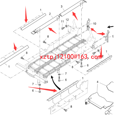 Paver Scraper Chain Protection Repair Kit (Mechani