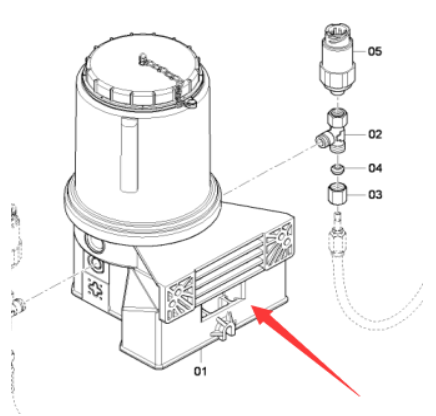 Danapak paver accessory butter pump part number 48