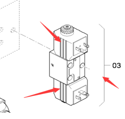 Danapak paver accessories arch adjustment solenoid