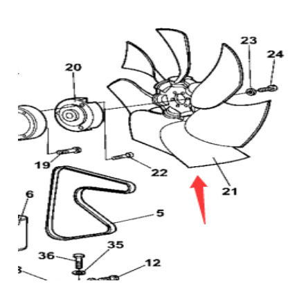 Fan assembly part number 379164
