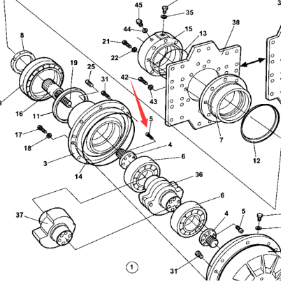 Fixed bolt part number 4700791156