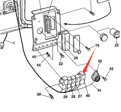 Paving machine delay relay part number 4700904846
