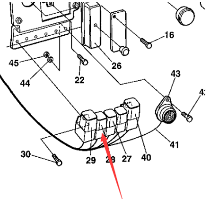 Paving machine relay part number 4700287598
