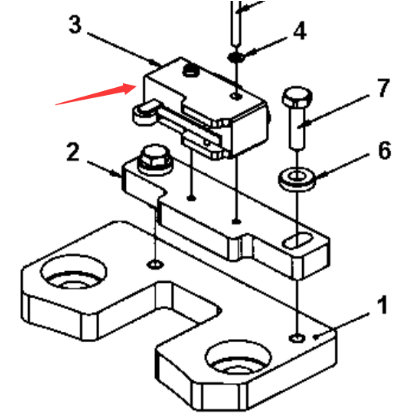 Micro switch part number 4700930046