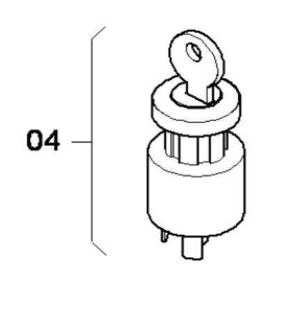 Danapak ignition switch part number 4812025303