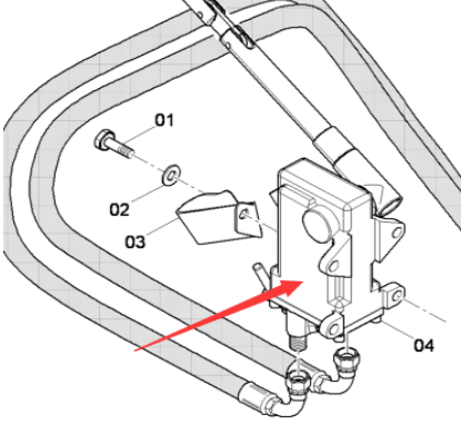 Danapak ceiling lifting hydraulic pump part number