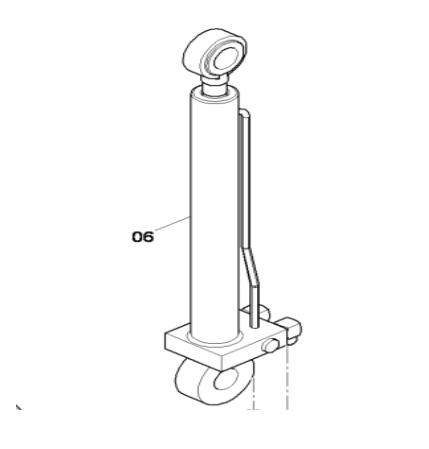 Danapak roof oil cylinder part number 4812037829