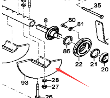Danapak walking drive gear teeth part number 75517