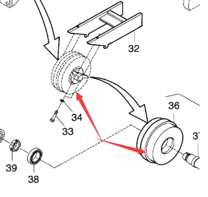 Danapak scraper large chain edge protection part n