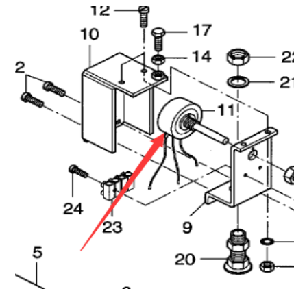 Danapak scraper level sensor part number 722062326