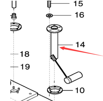 Danapak diesel float part number 977044001