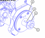 Caterpillar 345GC fuel pump 490-5709 Pump GP-FUEL,