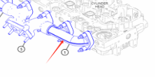 Caterpillar 345GC exhaust manifold assembly MANIFO