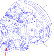 Caterpillar 330D gear pump gear pump 289-7917342-1