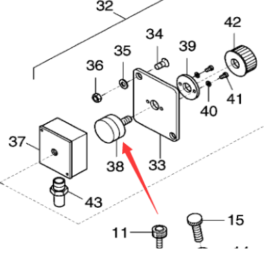 Paving machine potentiometer part number 977189860