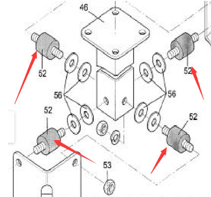 Paving machine accessories leveling instrument bra