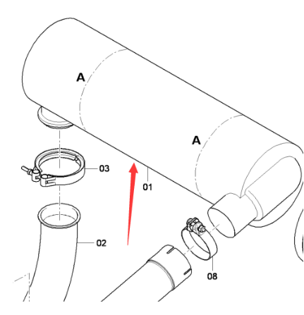 Paving machine accessories diesel tank cover part 