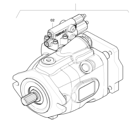 Paver accessories scraper hydraulic pump part numb