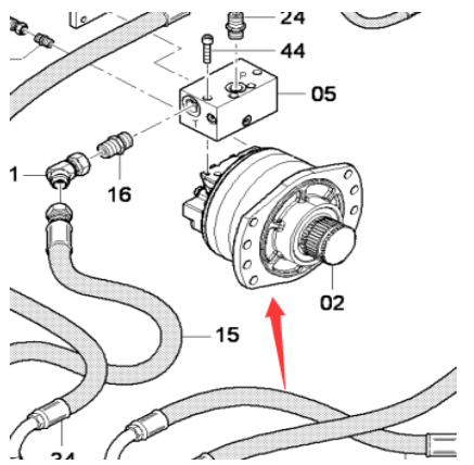 Danapak SD2550CS Scraper Motor Supply Part Number 