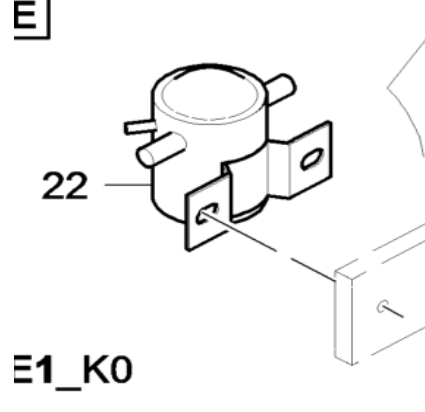 Power relay part number D977730257 for paver acces