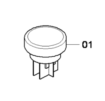 Paver accessory button switch part number D9775402