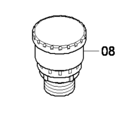 Emergency stop button for paver, part number 48120