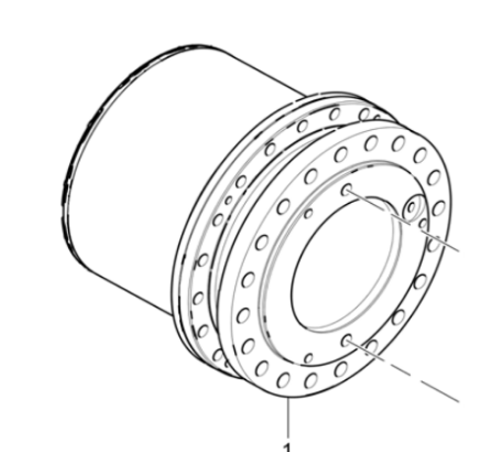 Danapak F2500C walking reducer part number/4812035