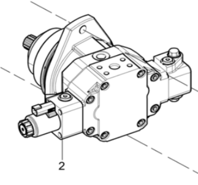 Danapak paver F2500C walking motor part number/481