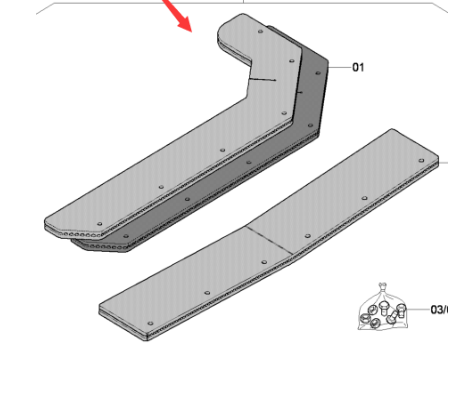 Maintenance kit for bearing of paver rammer frame,