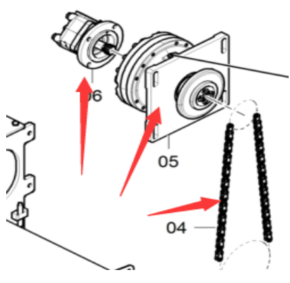 Laying machine spiral motor reducer part number/48