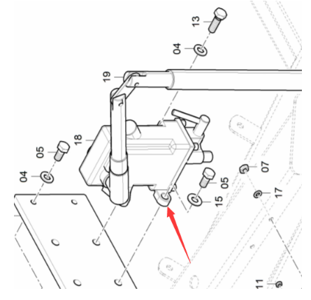 Part number 4812043525 for the lifting oil pump of